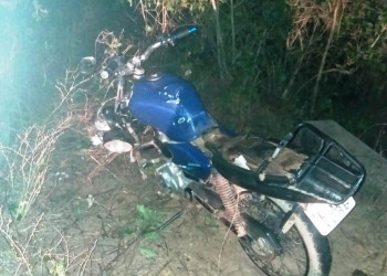 Jovem morre  em acidente com motocicleta na PI 214 em Esperantina